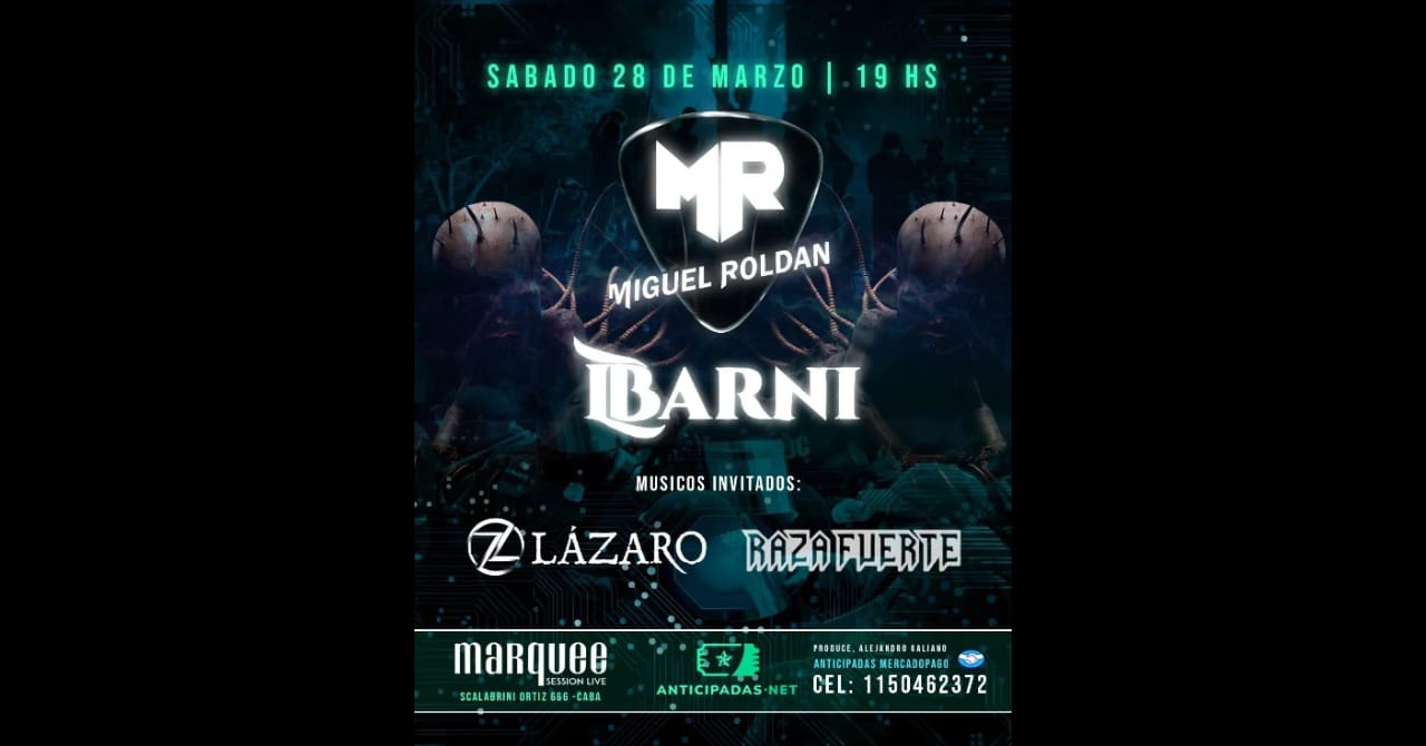 Miguel Roldán, Barni, Lázaro y Raza Fuerte En Marquee Session Live | El ...